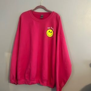 cute pink 2xl crewneck